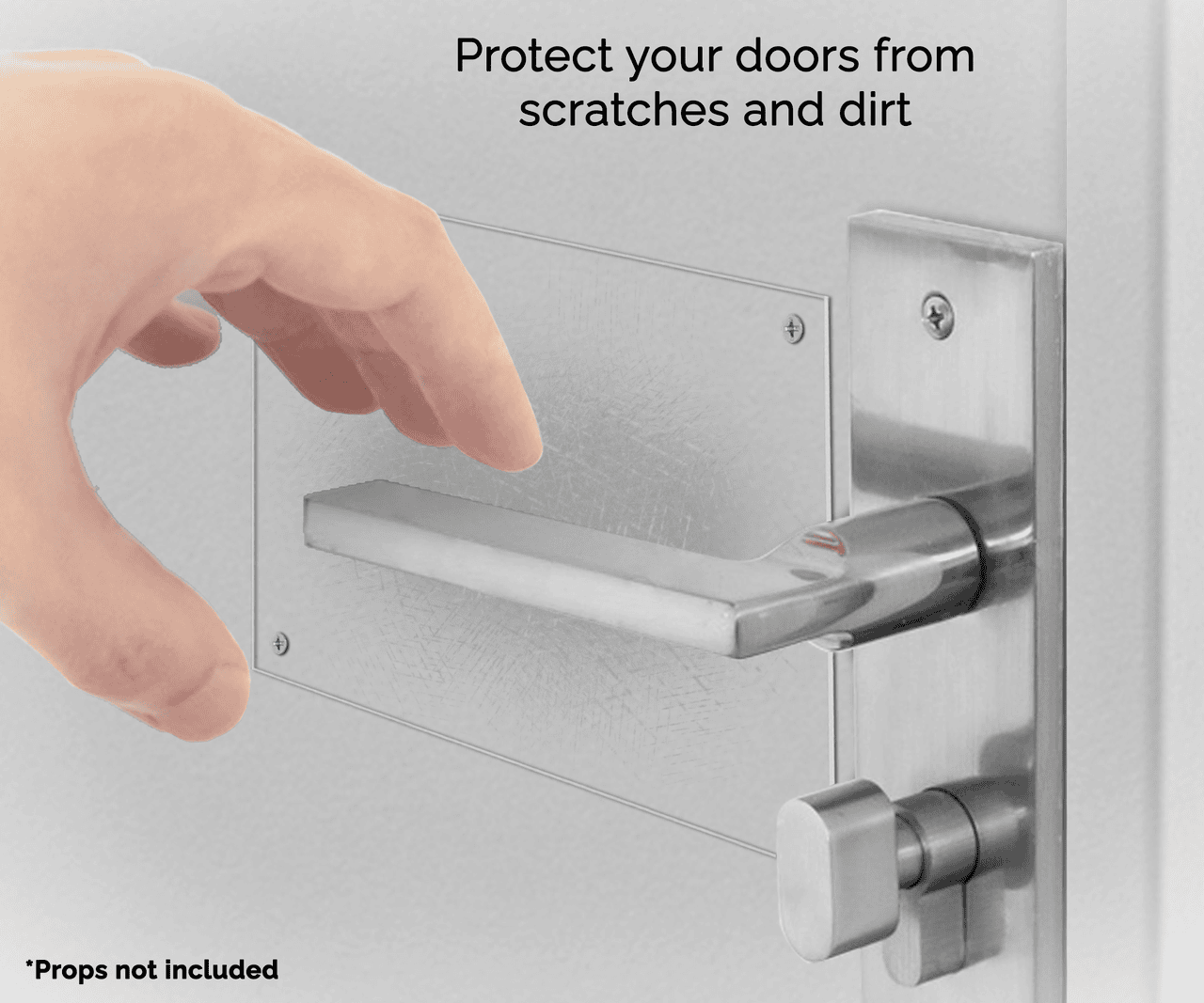 5" x 7" Wall Shield Sanitary Protection Guard with 4 Holes