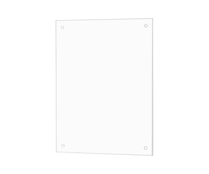 5" x 7" Wall Shield Sanitary Protection Guard with 4 Holes