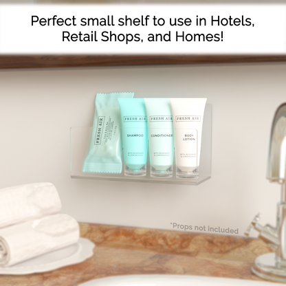 Clear Acrylic Small Floating Shelf