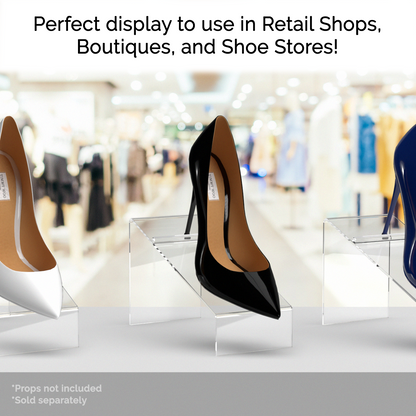 See Through Footwear Stand