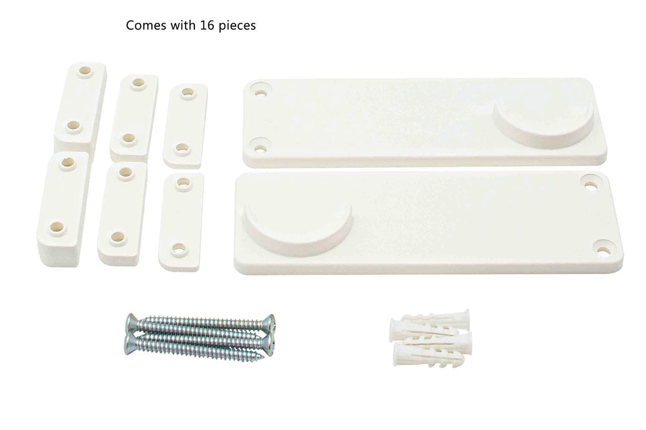 Shower Rod Holder Wall Mounted Bathroom Designed for Tile Showers