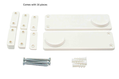 Shower Rod Holder Wall Mounted Bathroom Designed for Tile Showers