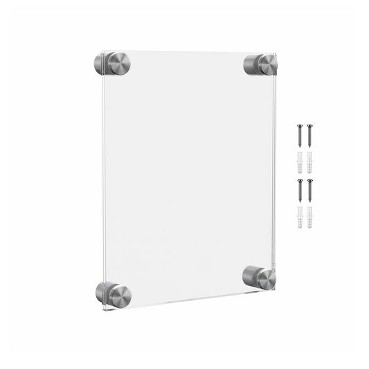 5" x 7" Wall Sign Holder Floating Graphic Image Display