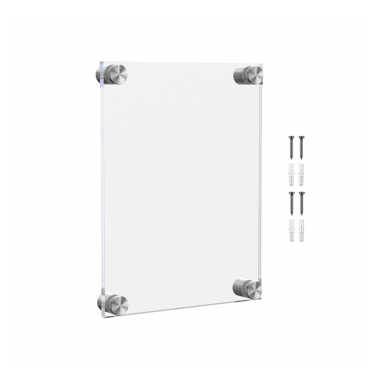 8.5" x 5.5" Wall Sign Holder Floating Graphic Image Display