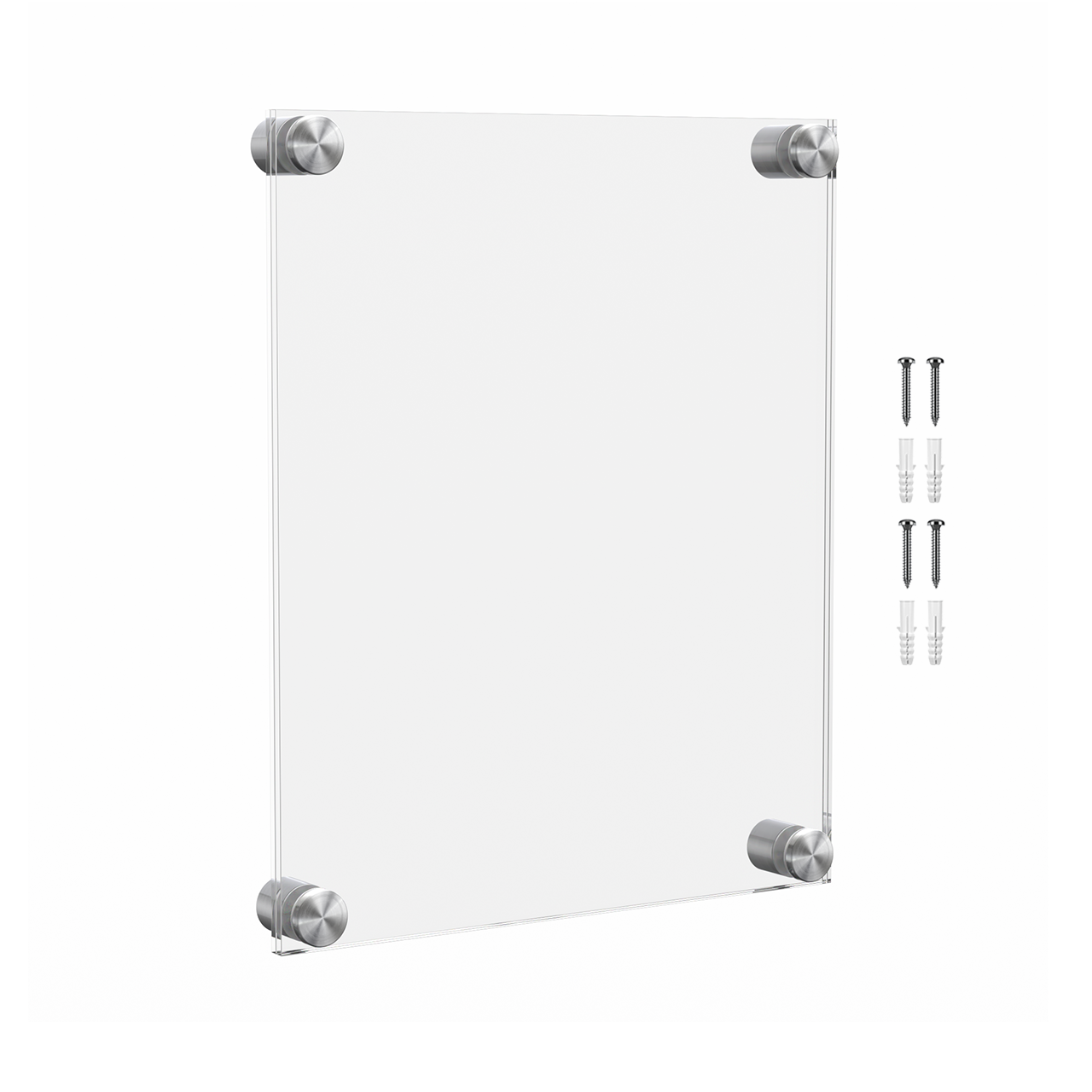 8.5" x 11" Wall Sign Holder Floating Graphic Image Display