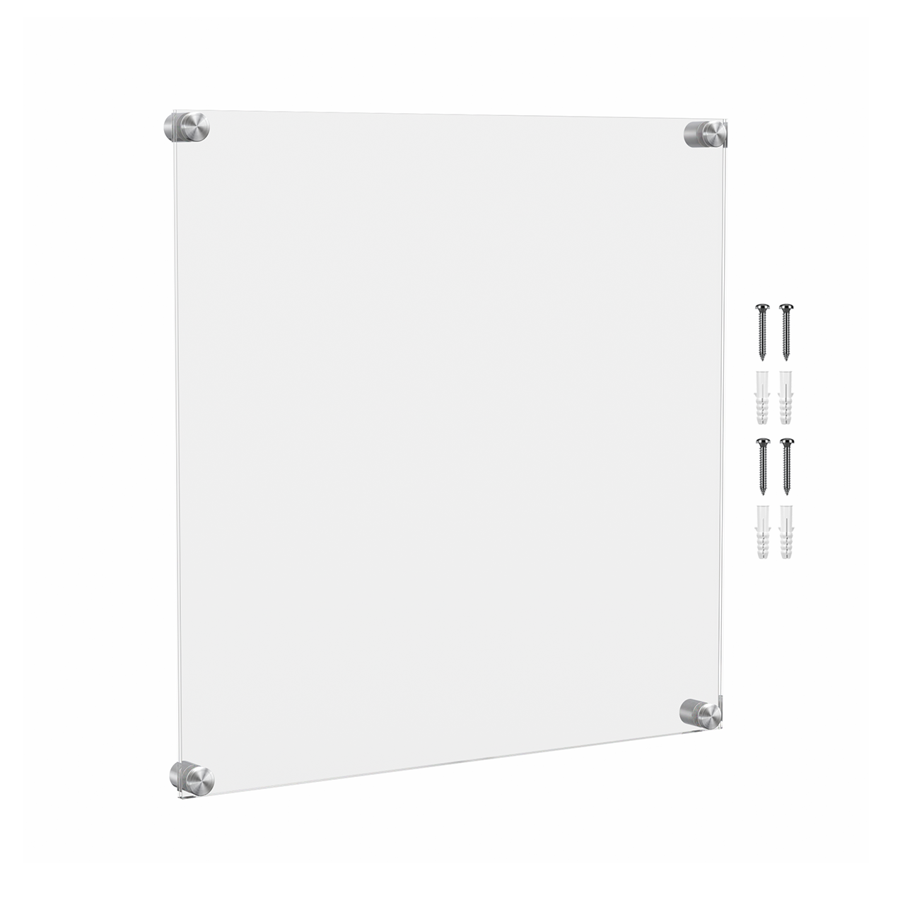 20" x 20" Wall Sign Holder Floating Graphic Poster Display
