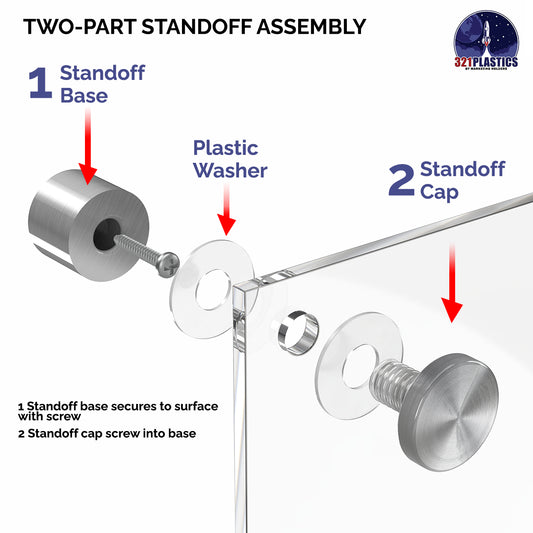 20" x 30" Wall Sign Holder Floating Graphic Poster Display