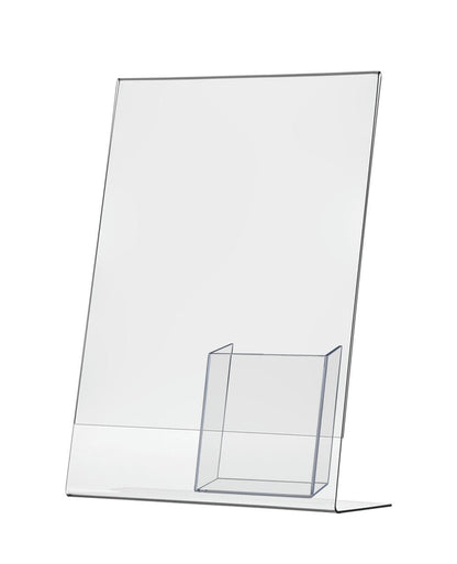 Empty Side Load Ad Frame with TriFold Pocket