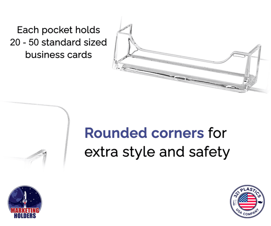 Holds Up To Fifty Business Cards