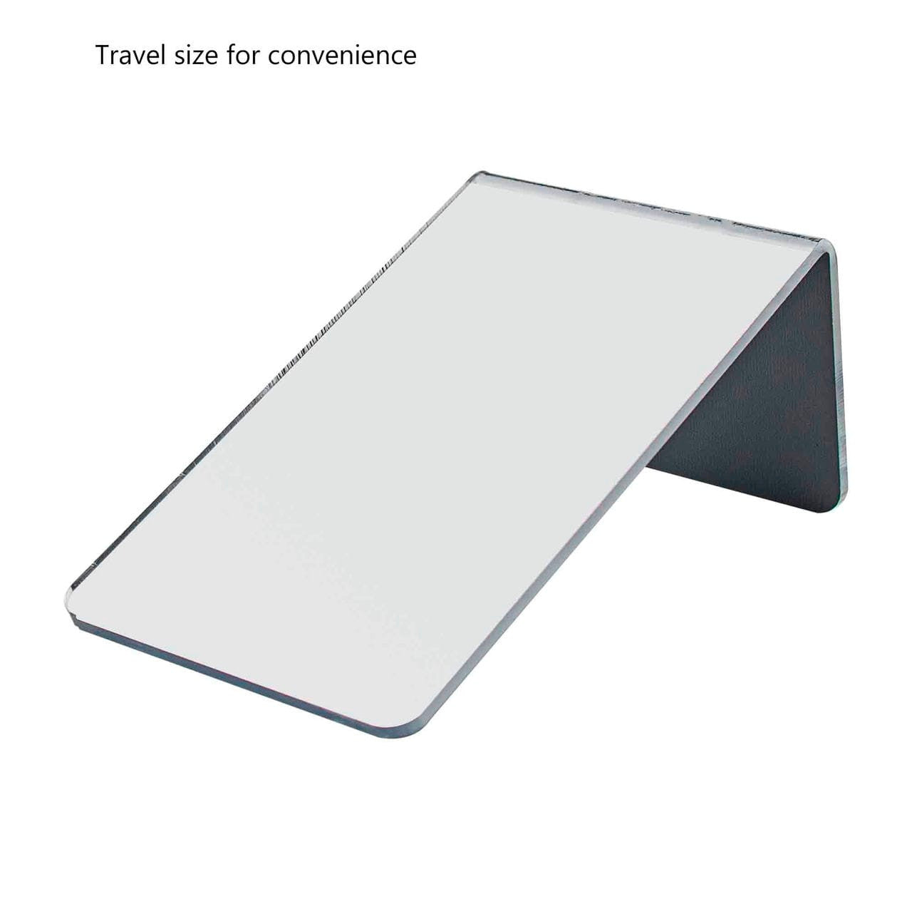 3" x 5" Acrylic Mirror Slant Back Freestanding Countertop Display