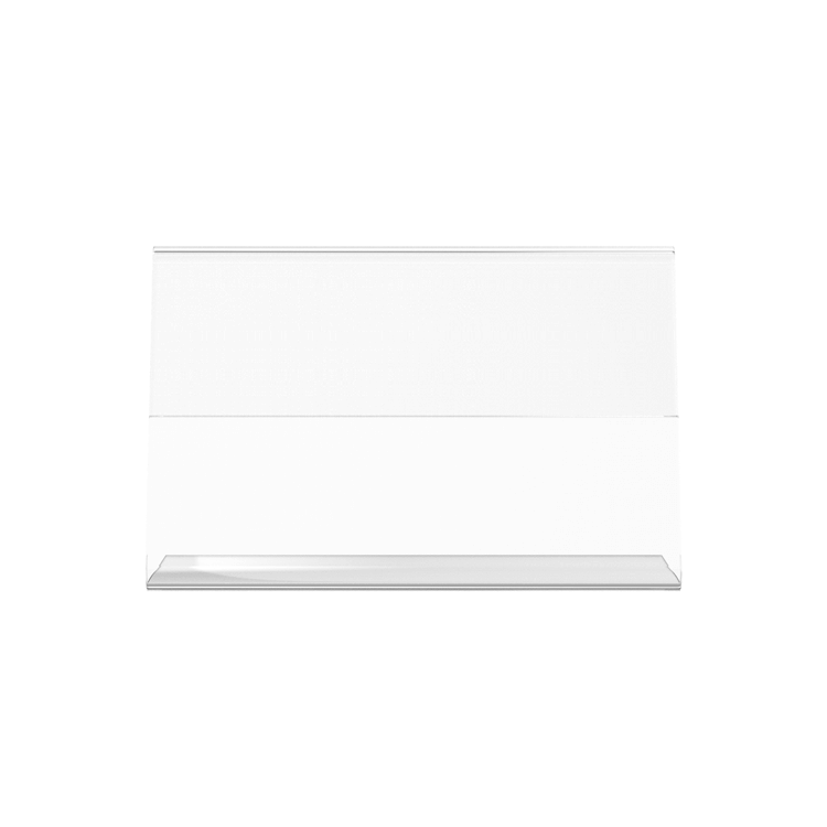 3.5"W x 2"H Business Card Holder Slant Back Display Side Load