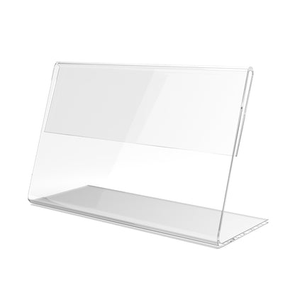 3.5"W x 2"H Business Card Holder Slant Back Display Side Load