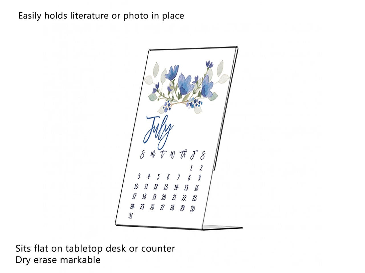 5.5"W x 8.5"H Sign Holder Frame Advertisement Menu Product