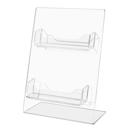 Business Card Holder 2 Slot with 5" x 7" Image Display