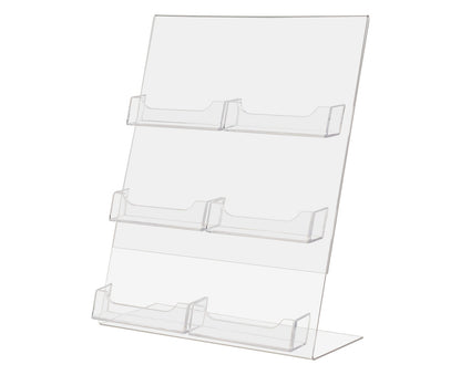 8.5"W x 11"H Front Office Sign Frame with 6 Business Card Pockets