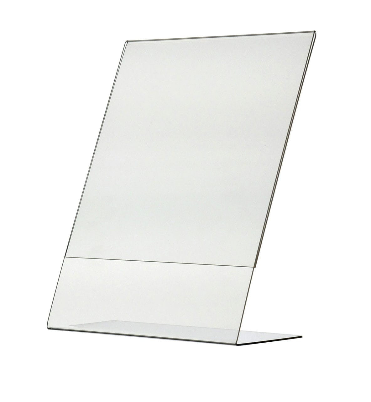 8.5"W x 11"H Sign Holder Ad Frame Slant Back Image Display Stand