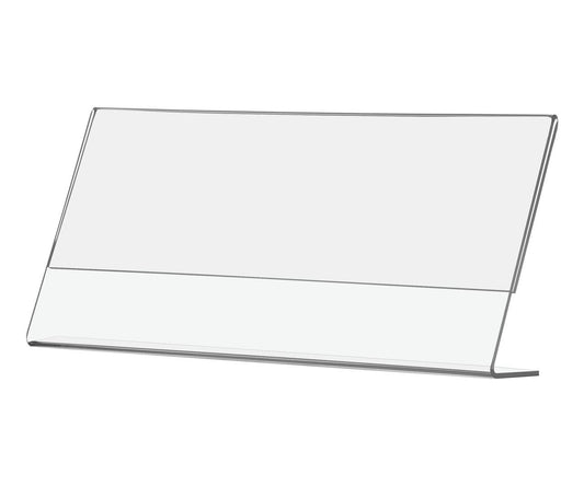 8.5"W x 4"H Nameplate Display Sign Holder Desk Tabletop Sign