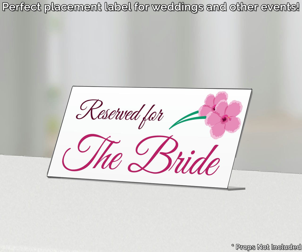 Tabletop Sign Wedding Table Setting