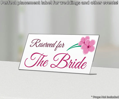 8.5"W x 4"H Nameplate Display Sign Holder Desk Tabletop Sign