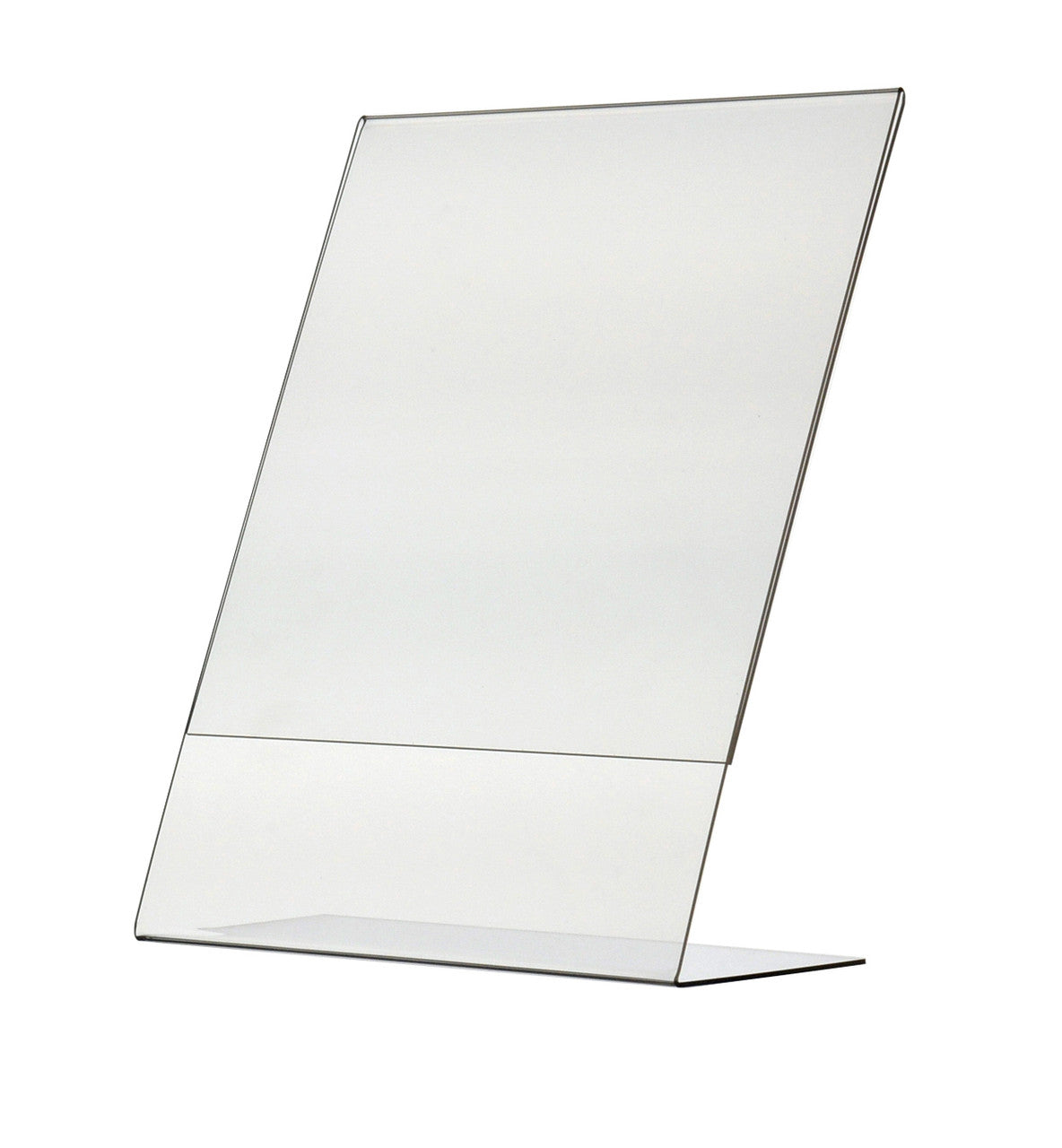 8.5" x 11" Sign Holder No Glare Slanted Side Load Display Frame