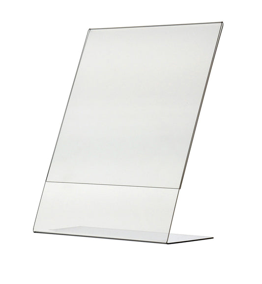 8.5" x 11" Sign Holder No Glare Slanted Side Load Display Frame
