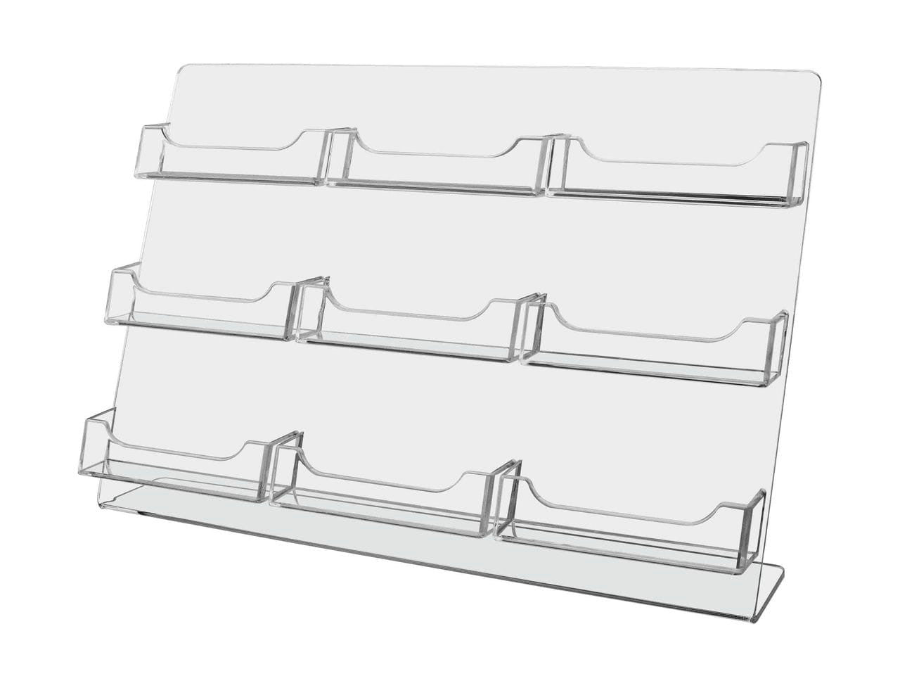 9 Pocket Business Appointment Card Display Easel Style Holder