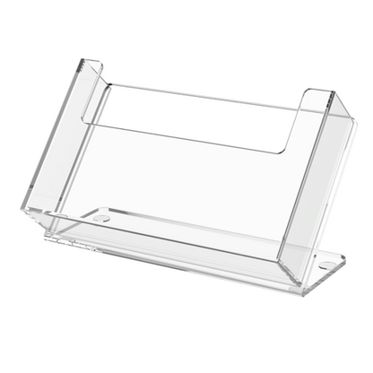 6"W Postcard Holder Slant Back Countertop Index Card Display