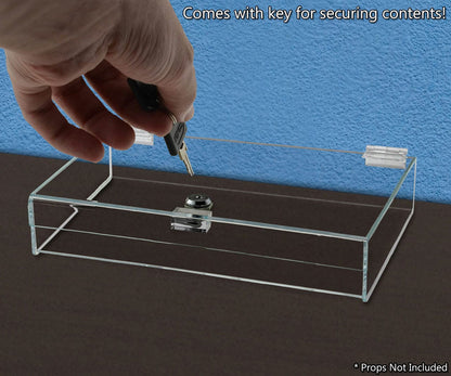 Comes with key for securing contents