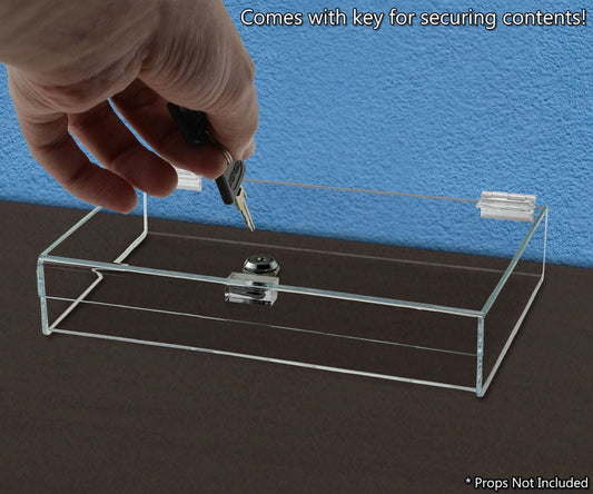 Comes with key for securing contents