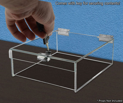 Comes with key for securing contents