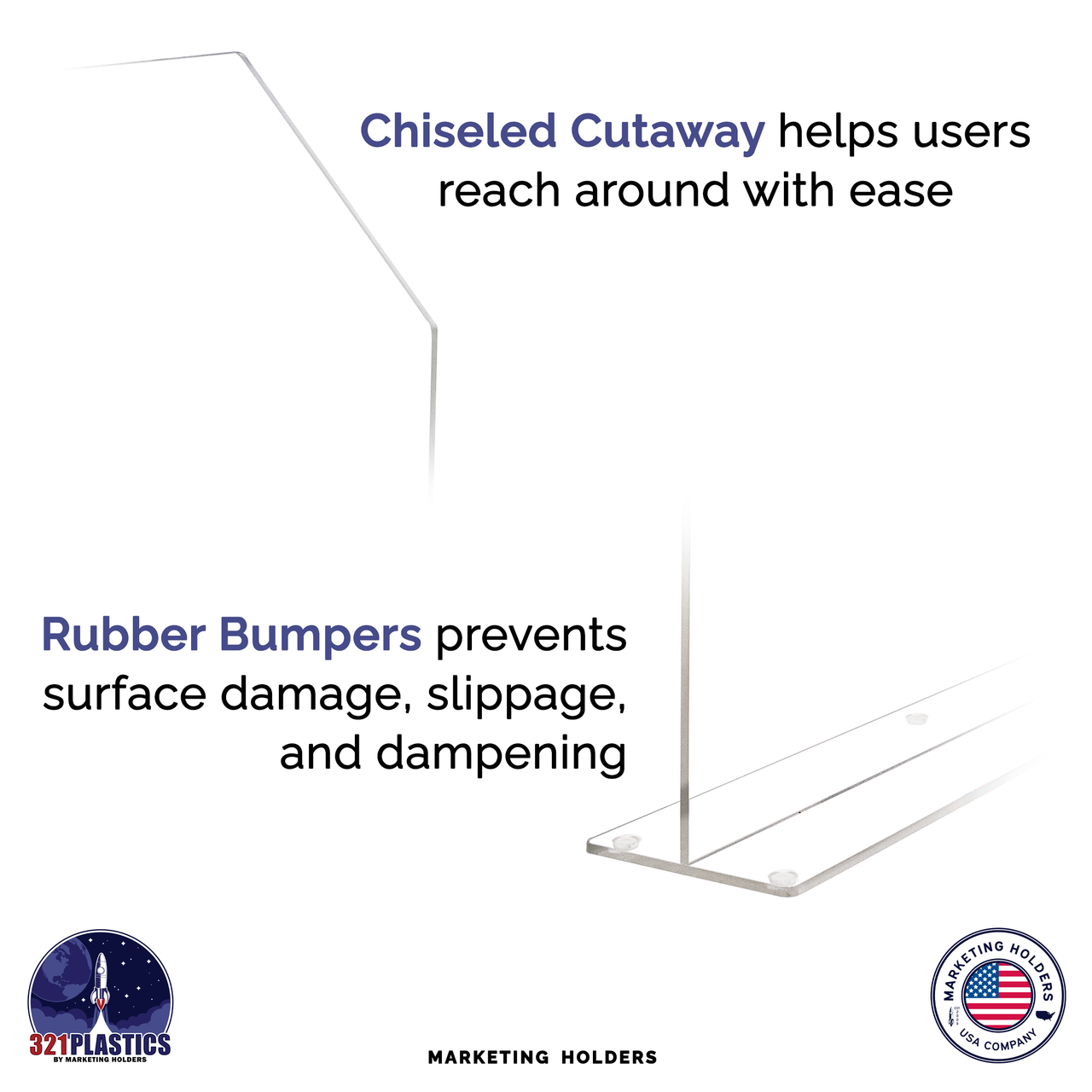 19"W x 18"H Sink Splash Guard Barrier