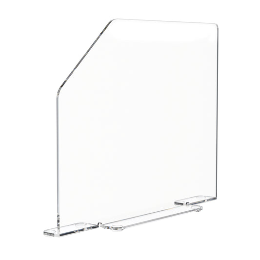 15.75"W x 16"H Splash Guard with Feet Acrylic Sink Barrier