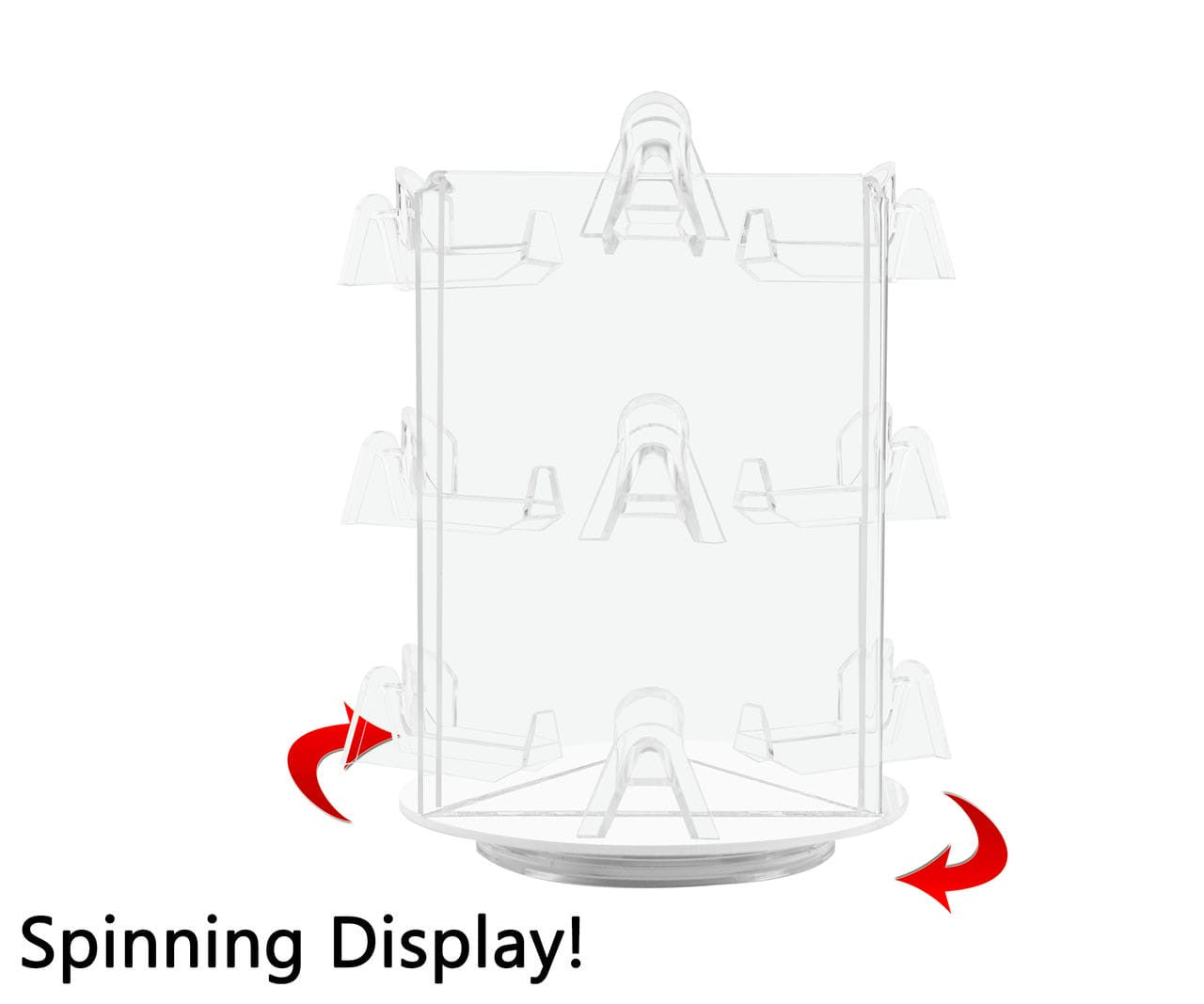 Rotating Eyewear Display Holder 9 Pair Countertop Stand
