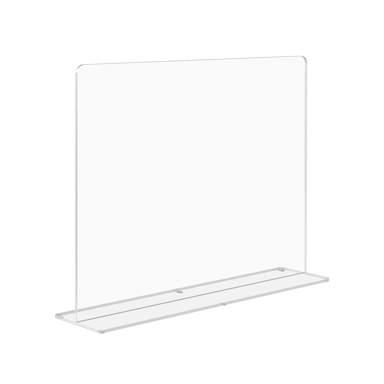 19"W x 15"H Sink Splash Guard Square Freestanding Barrier