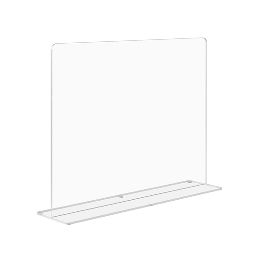 19"W x 15"H Sink Splash Guard Square Freestanding Barrier