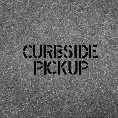 CURBSIDE PICKUP Stencil with 12" Letters