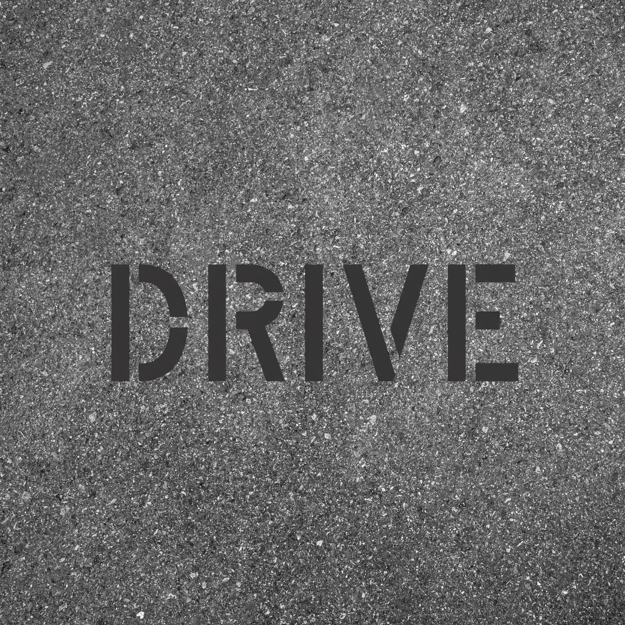 DRIVE Stencil Reusable Template for Parking Lots and Curbs