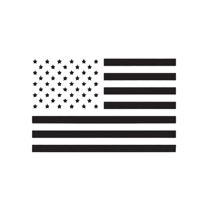 American Flag Stencil Stars and Stripes Template