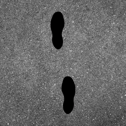 Safety Floor Footsteps Marking Stencil