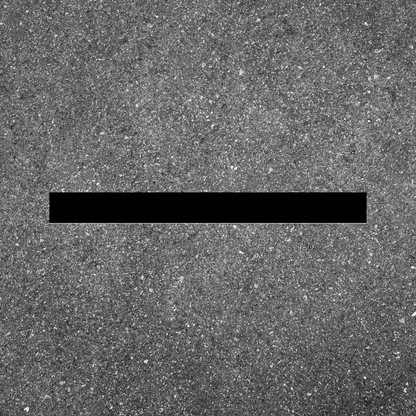 Line Painting Stencil Wheel Stop 6" x 72" Template for Asphalt Pavement Stencils