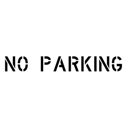 NO PARKING Stencil Reusable Pavement Template