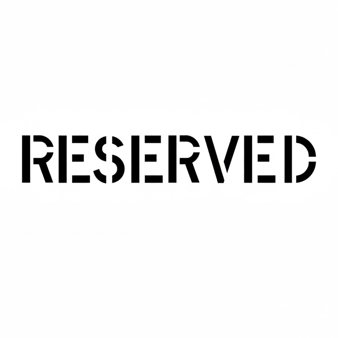RESERVED Stencil Parking Lot Template