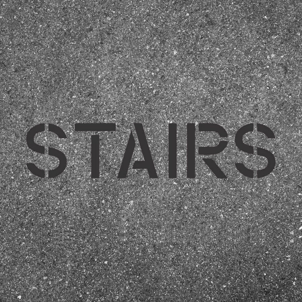 STAIRS Safety Stencil for Concrete and Walls