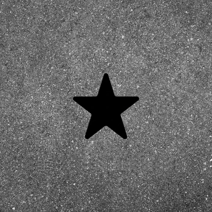 Star Stencil 24" Paintable Template for Indoor Outdoor Use