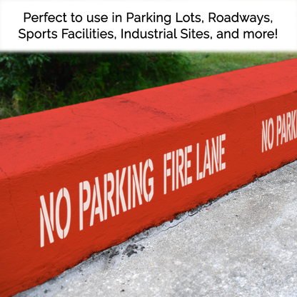 Stencil Reusable NO PARKING FIRE LANE Template