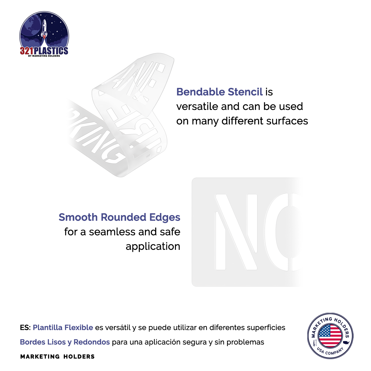 Stencil Reusable NO PARKING FIRE LANE Template