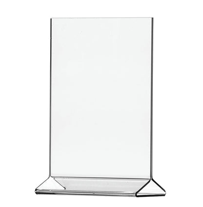 11"W x 17"H Sign Holder Tall Top Load Double Sided Table Tent