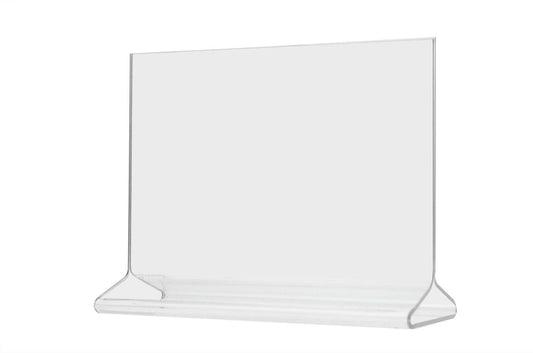 6"W x 4"H Sign Holder Top Load Double Sided Postcard Countertop Frame