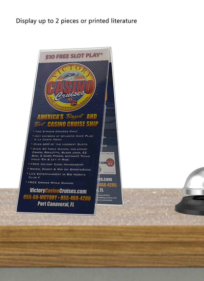 4"W x 9"H A Frame Sign Holder Double Sided Table Tent