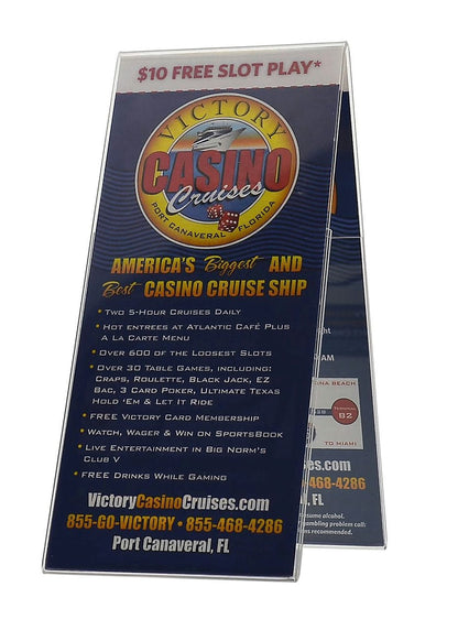 4"W x 9"H A Frame Sign Holder Double Sided Table Tent